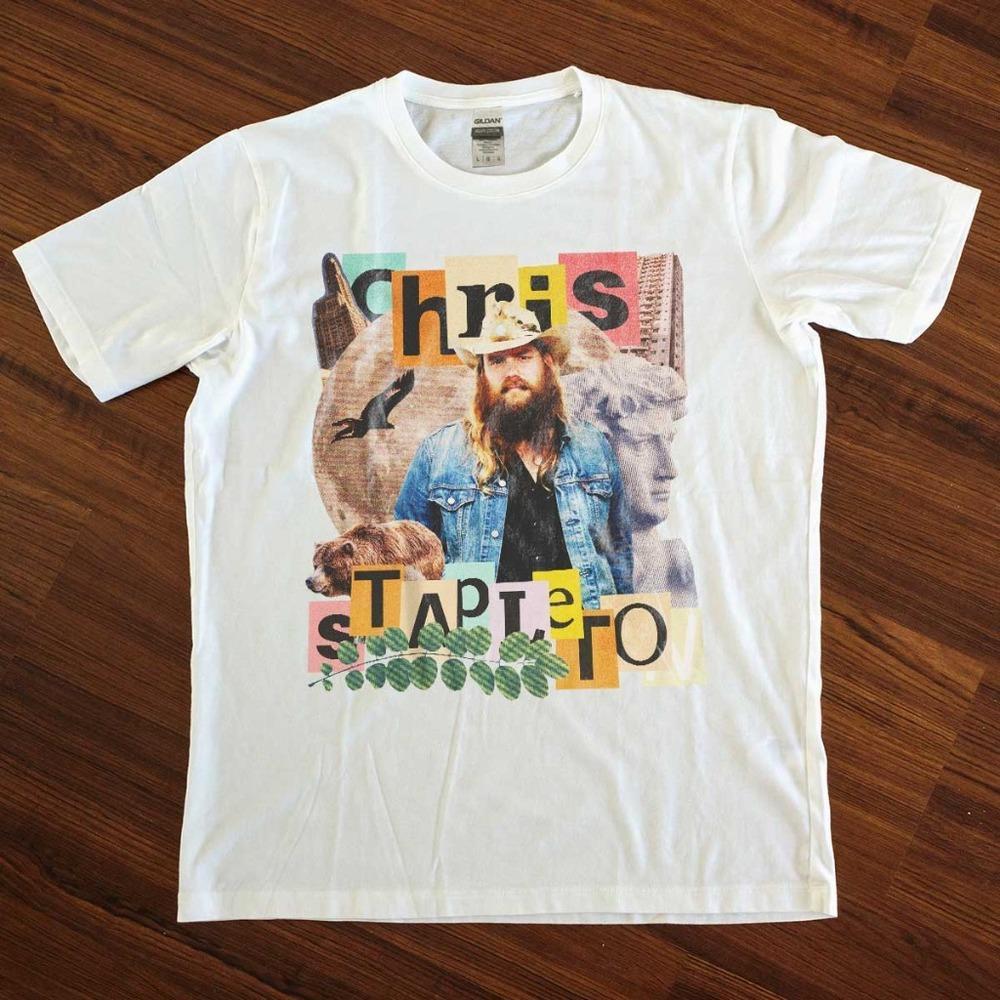 Chris Stapleton - Unisex White T-Shirt